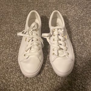 Keds white gym shoes. Worn once.